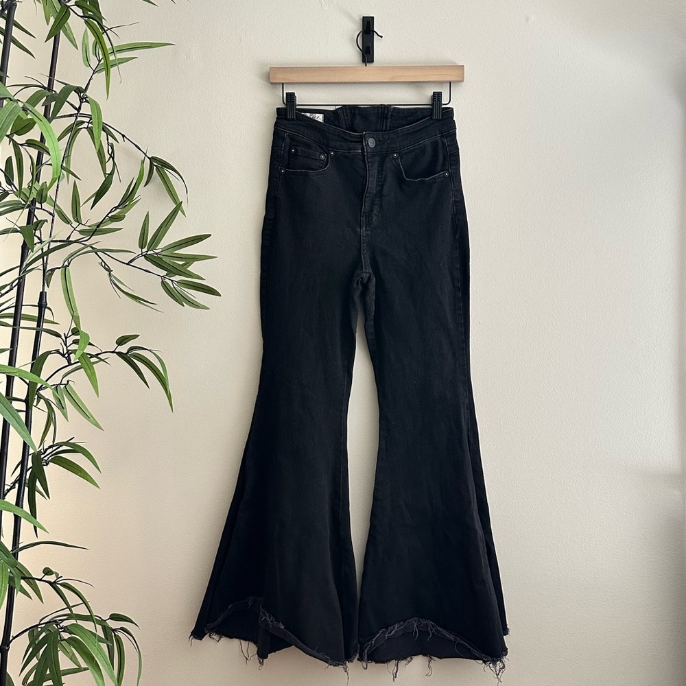 We The Free Black Flare Jeans